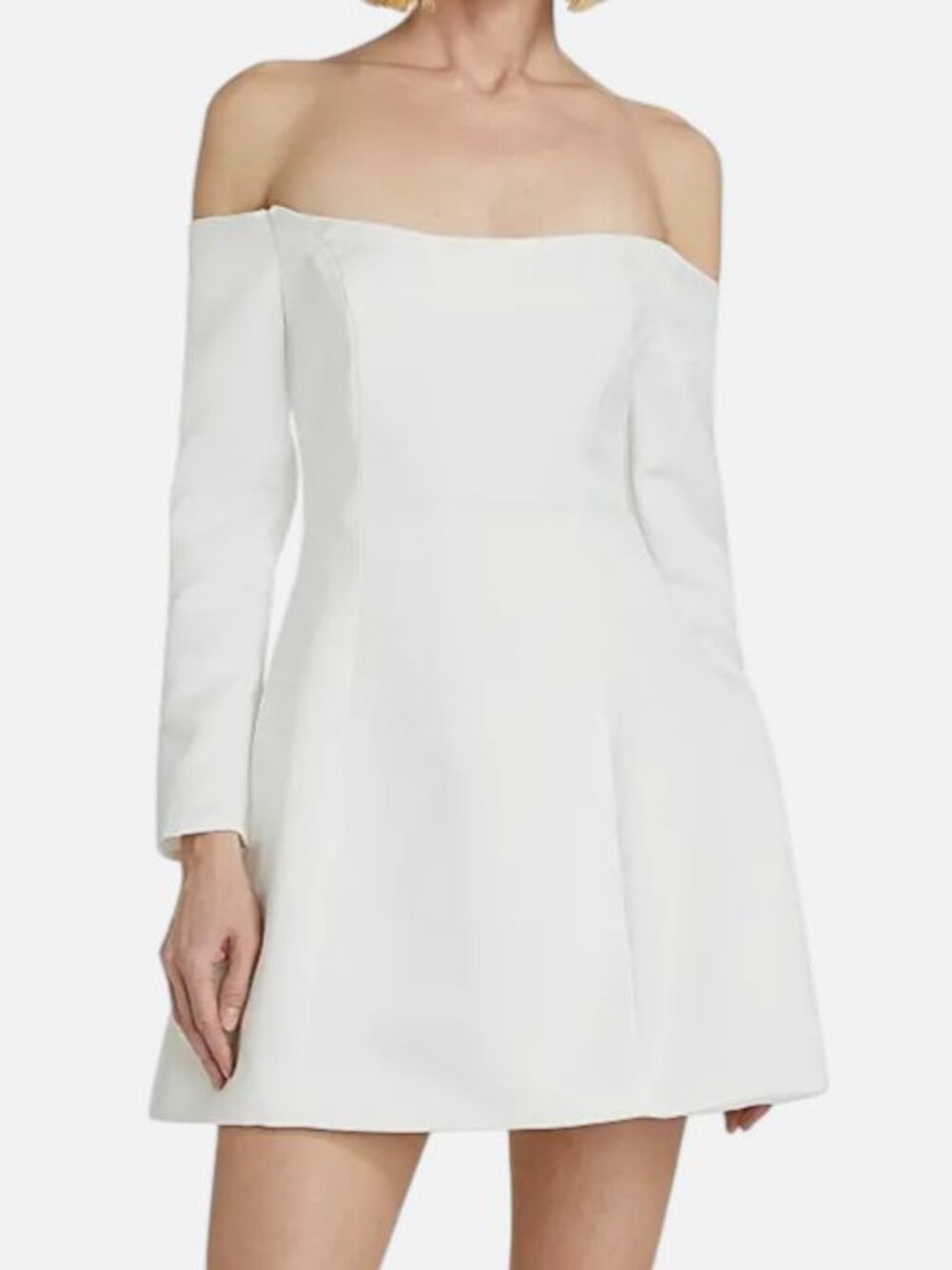 Elliatt Women's White Modern Bride Vida Dress Size Small